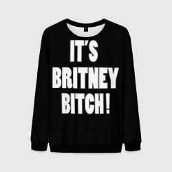 Свитшот мужской It's Britney Bitch, цвет: 3D-черный