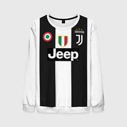 Свитшот мужской FC Juventus 18-19, цвет: 3D-белый