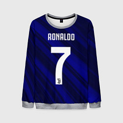 Свитшот мужской Ronaldo 7: Blue Sport, цвет: 3D-меланж
