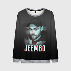 Свитшот мужской Jeembo glitch, цвет: 3D-меланж