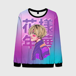 Свитшот мужской Taehyung BTS, цвет: 3D-черный