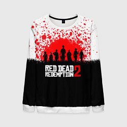 Свитшот мужской RDR 2: Red Blood, цвет: 3D-белый