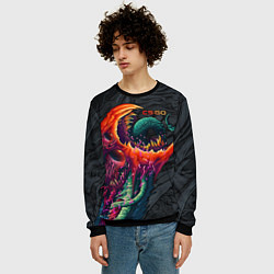Свитшот мужской CS:GO Hyper Beast Original, цвет: 3D-черный — фото 2