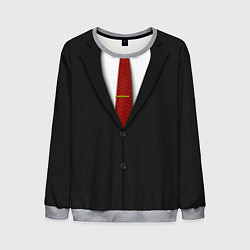 Свитшот мужской Агент 47, цвет: 3D-меланж