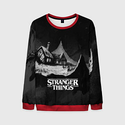 Свитшот мужской Stranger Things: Black Hut, цвет: 3D-красный