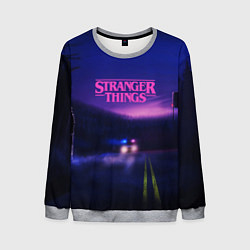 Свитшот мужской Stranger Things: Neon Road, цвет: 3D-меланж