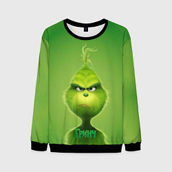 Свитшот мужской Гринч, цвет: 3D-черный