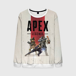 Свитшот мужской Apex Legends, цвет: 3D-белый