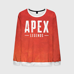 Свитшот мужской Apex Legends: Red Logo, цвет: 3D-белый