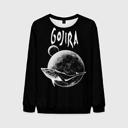 Свитшот мужской Gojira: Space цвета 3D-черный — фото 1