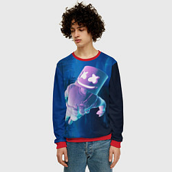 Свитшот мужской Marshmello Effect, цвет: 3D-красный — фото 2