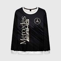 Свитшот мужской Mercedes AMG: Black Edition, цвет: 3D-белый