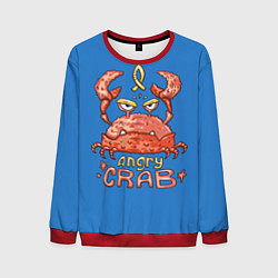 Свитшот мужской Hungry Crab, цвет: 3D-красный
