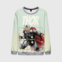 Свитшот мужской Thor цвета 3D-меланж — фото 1