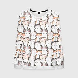 Мужской свитшот Кошки котики коты