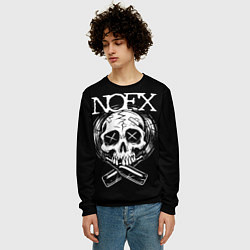 Свитшот мужской NOFX Skull, цвет: 3D-черный — фото 2