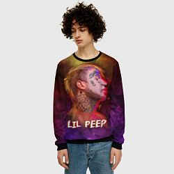 Свитшот мужской Lil Peep ART, цвет: 3D-черный — фото 2