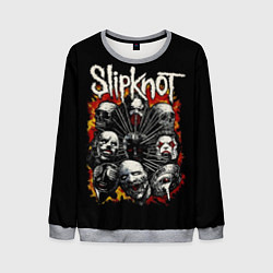 Мужской свитшот Slipknot: Faces