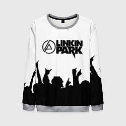 Свитшот мужской LINKIN PARK, цвет: 3D-меланж