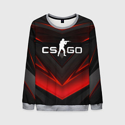 Свитшот мужской CS GO logo, цвет: 3D-меланж
