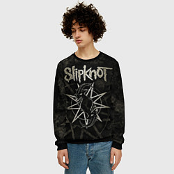 Свитшот мужской Slipknot goat, цвет: 3D-черный — фото 2
