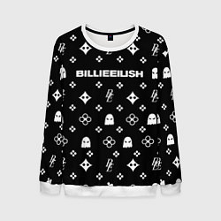 Мужской свитшот Billie Eilish: Black Pattern