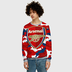 Свитшот мужской Arsenal, цвет: 3D-меланж — фото 2