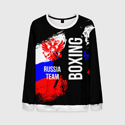 Мужской свитшот Boxing Russia Team и герб РФ