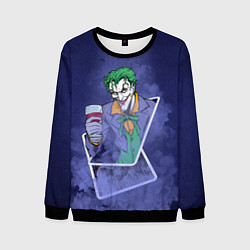 Свитшот мужской Joker from cards, цвет: 3D-черный