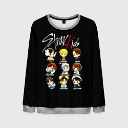 Свитшот мужской Stray Kids, цвет: 3D-меланж