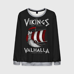 Свитшот мужской Vikings Valhalla, цвет: 3D-меланж