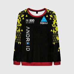 Свитшот мужской DETROIT: BECOME HUMAN, цвет: 3D-красный