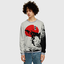 Свитшот мужской Kyokushinkai Karate, цвет: 3D-меланж — фото 2