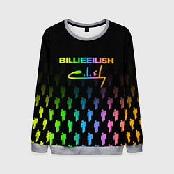 Свитшот мужской BILLIE EILISH, цвет: 3D-меланж