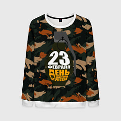 Мужской свитшот С 23 февраля граната