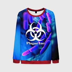 Свитшот мужской PLAGUE INC, цвет: 3D-красный