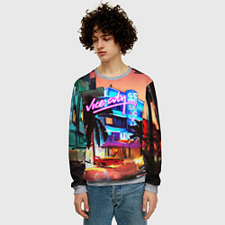 Свитшот мужской GTA: VICE CITY, цвет: 3D-меланж — фото 2