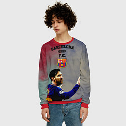 Свитшот мужской Messi, цвет: 3D-красный — фото 2