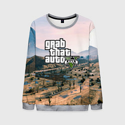Свитшот мужской Grand Theft Auto 5, цвет: 3D-меланж