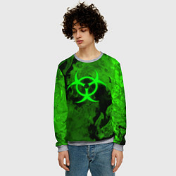 Свитшот мужской BIOHAZARD, цвет: 3D-меланж — фото 2