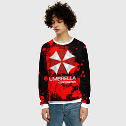 Свитшот мужской UMBRELLA CORP, цвет: 3D-белый — фото 2