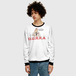 Свитшот мужской Дурка, цвет: 3D-черный — фото 2
