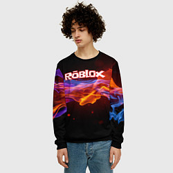 Свитшот мужской ROBLOX, цвет: 3D-черный — фото 2