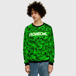 Свитшот мужской Roblox, цвет: 3D-черный — фото 2