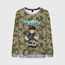 Свитшот мужской Roblox 23 February Camouflage, цвет: 3D-меланж