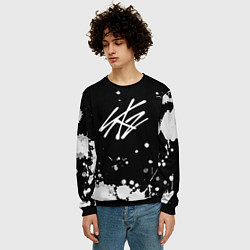 Свитшот мужской Stray Kids, цвет: 3D-черный — фото 2