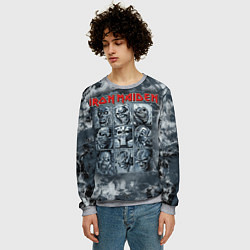 Свитшот мужской Iron Maiden, цвет: 3D-меланж — фото 2