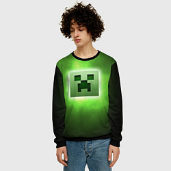 Свитшот мужской MINECRAFT, цвет: 3D-черный — фото 2