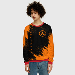 Свитшот мужской HALF-LIFE, цвет: 3D-красный — фото 2