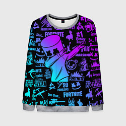 Свитшот мужской FORTNITE X MARSHMELLO, цвет: 3D-меланж